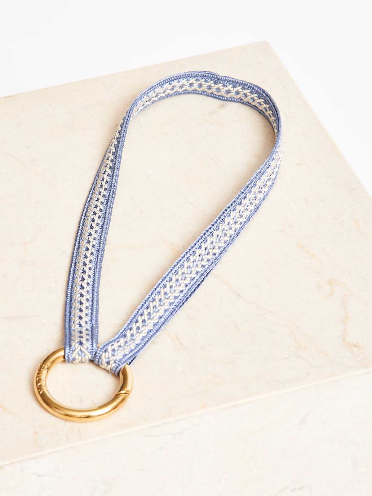 Yoomee Keychain Zahra Cloud Mini Gold Thick