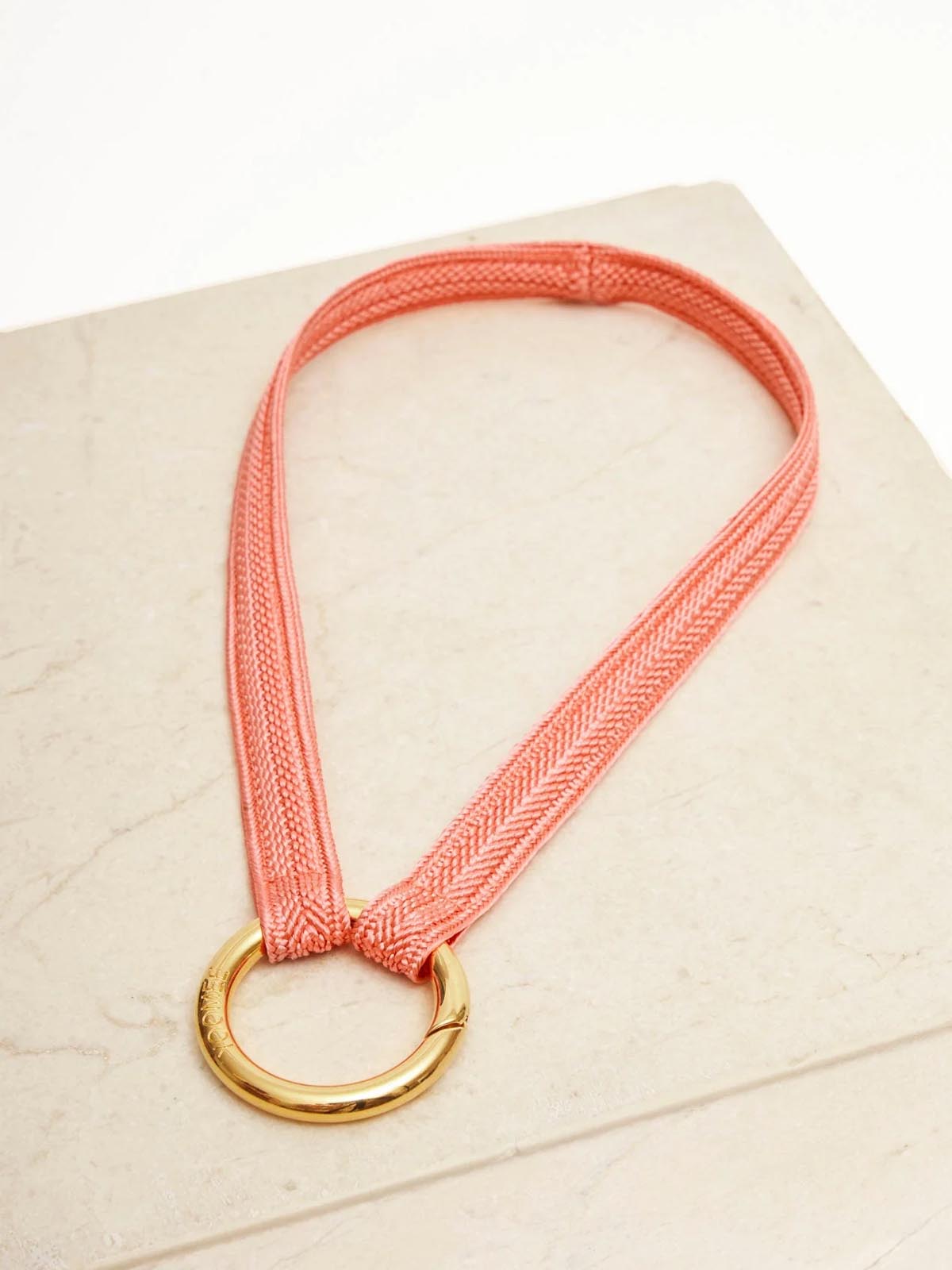 Yoomee Keychain Zahra Flamingo Mini Gold Thick