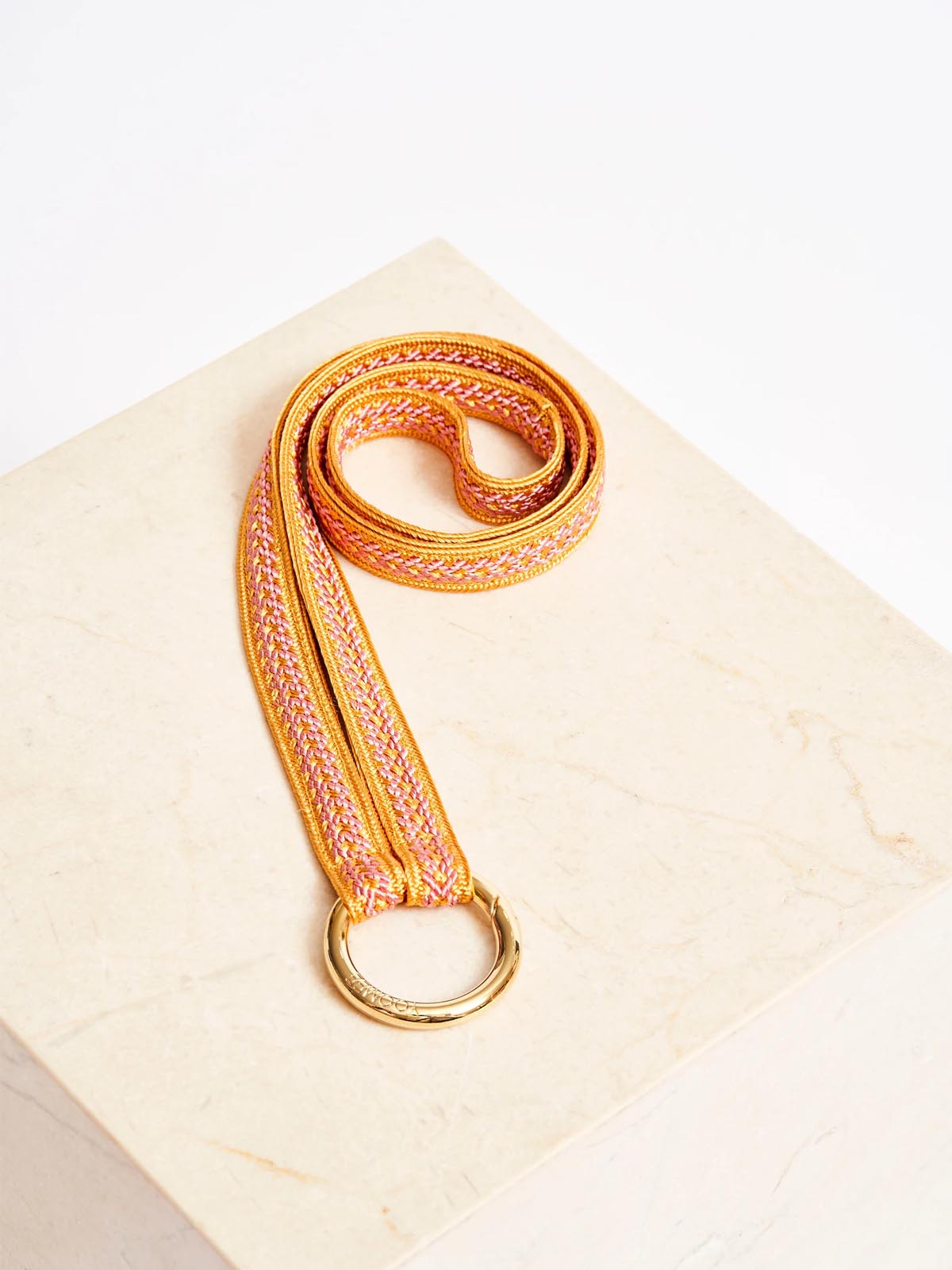 Yoomee Keychain Zahra Grapefruit Gold Thick