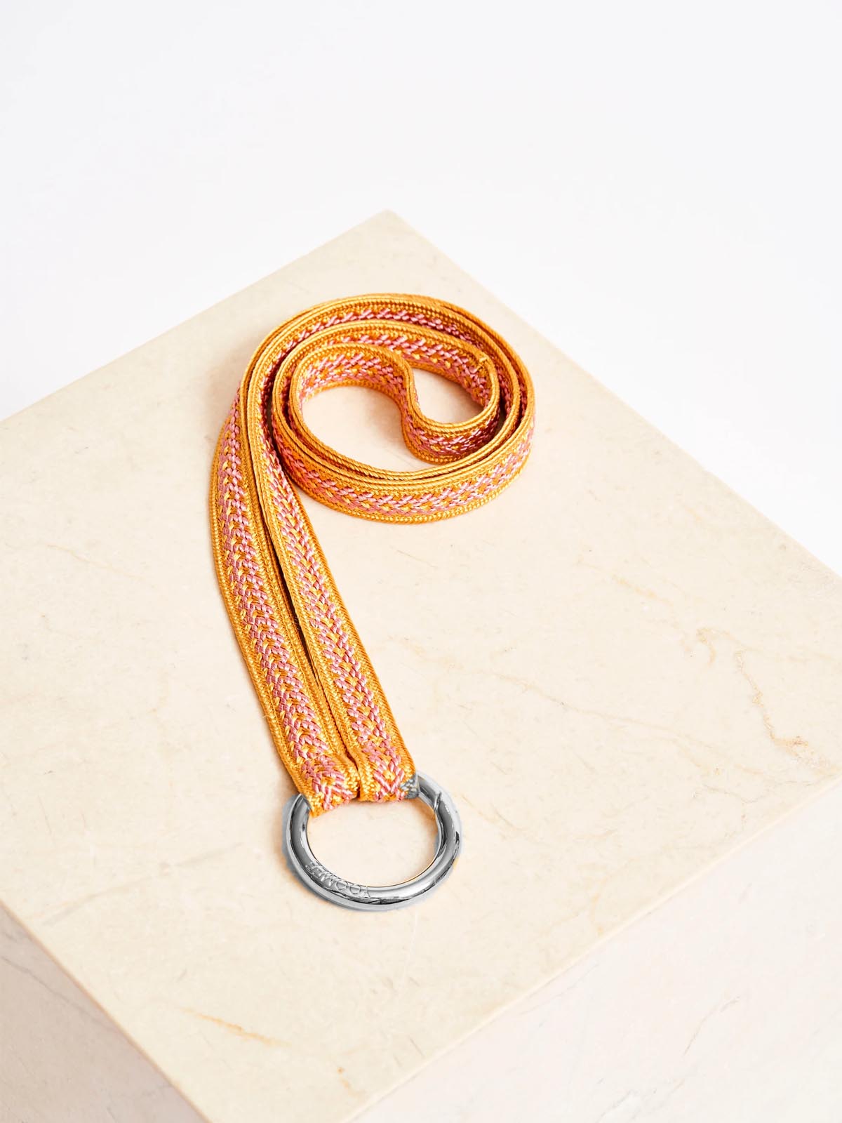 Yoomee Keychain Zahra Grapefruit Silver Thick