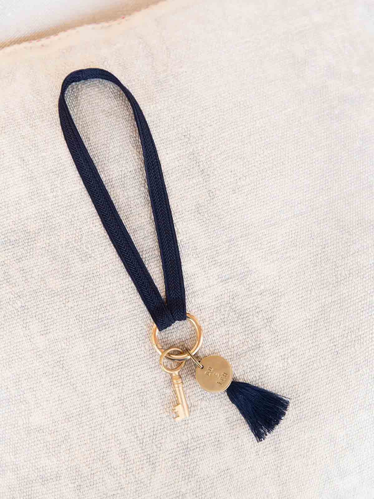 Yoomee Keychain Zahra Marine Mini Gold Thick