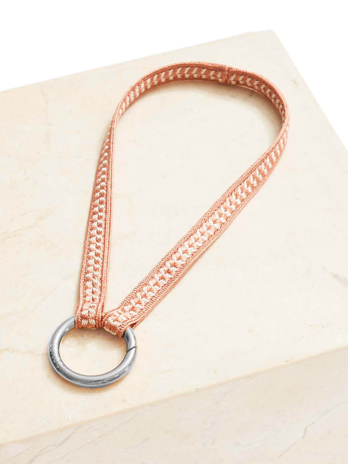 Yoomee Keychain Zahra Marrakech Rose Mini Silver Thick