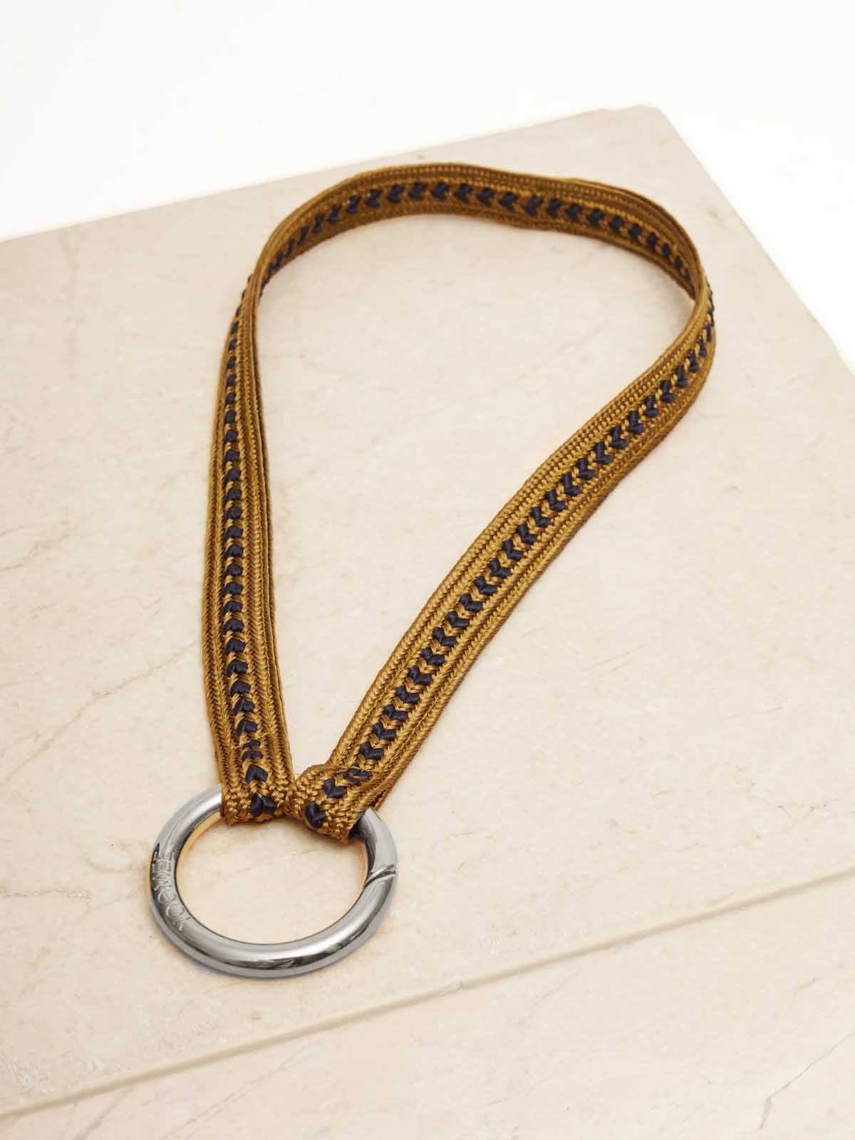 Yoomee Keychain Zahra Olive Mini Silver Thick