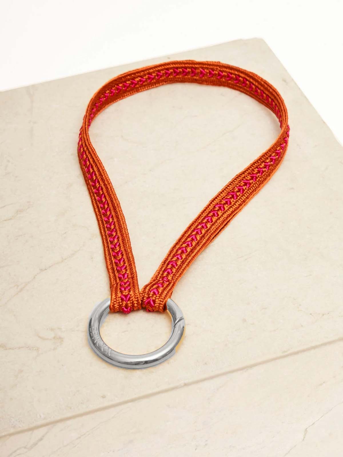 Yoomee Keychain Zahra Pumpkin Love Mini Silver Thick