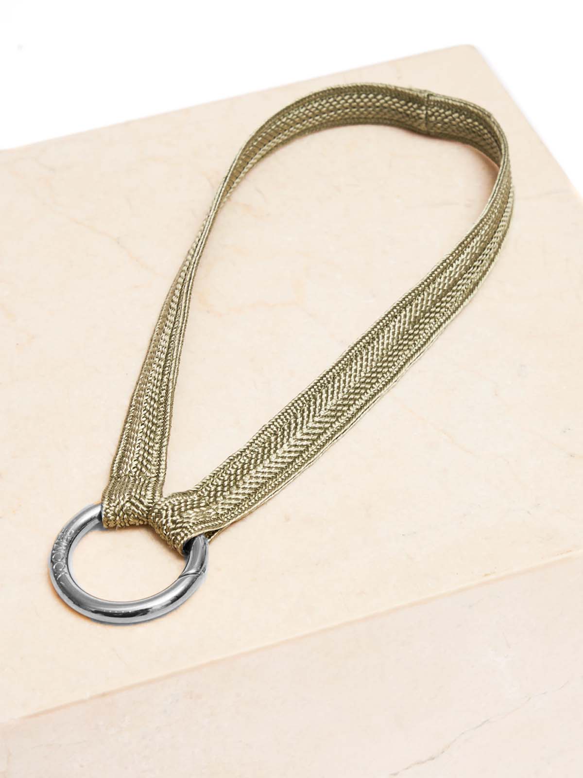 Yoomee Keychain Zahra Sage Mini Silver Thick