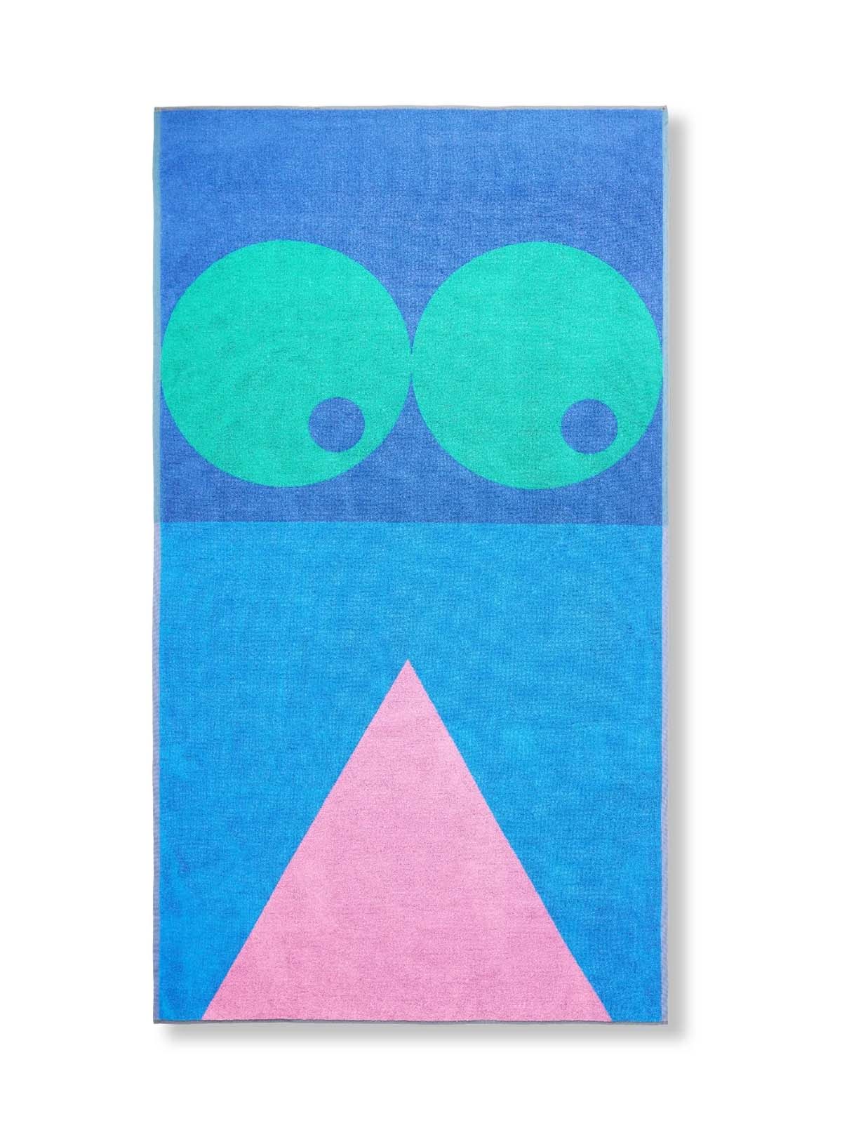 ZigZagZurich Beach Towel “You See What You See” by Dario Cortese - XL 100% Cotton