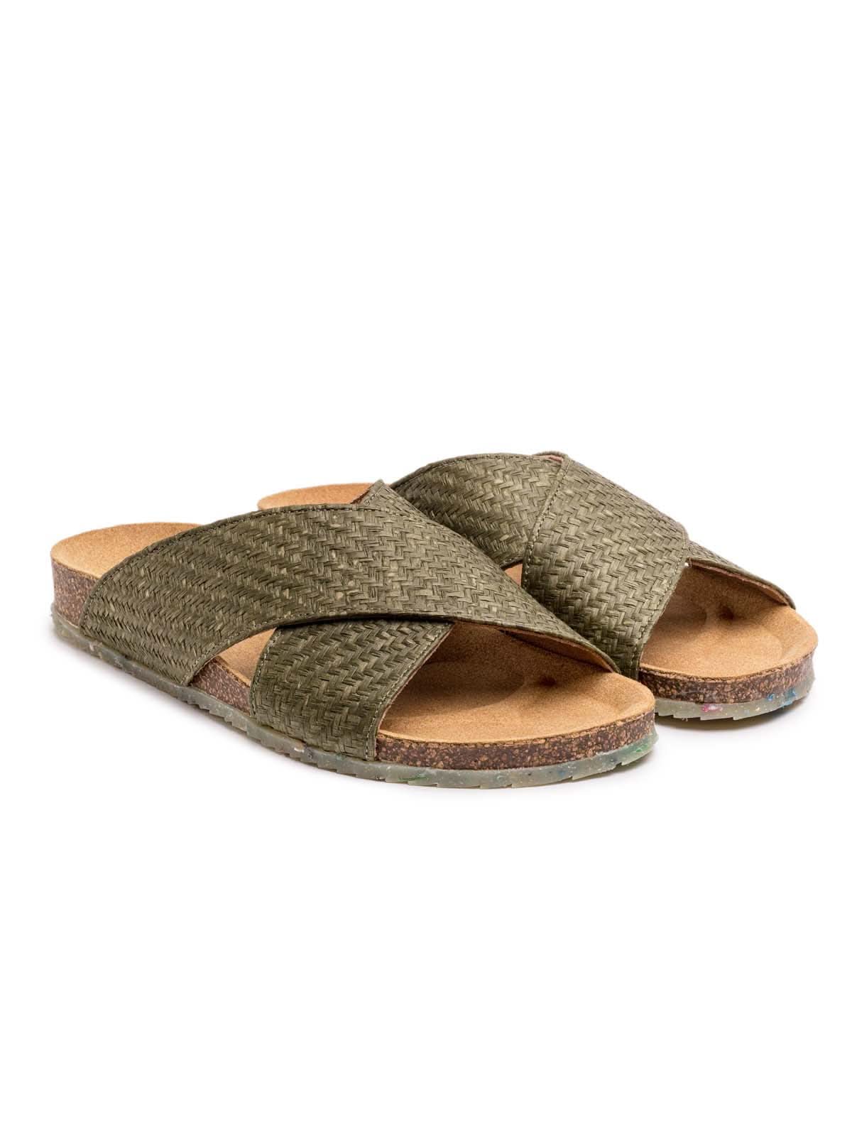 Zouri Shoes Sun Slider Kakki