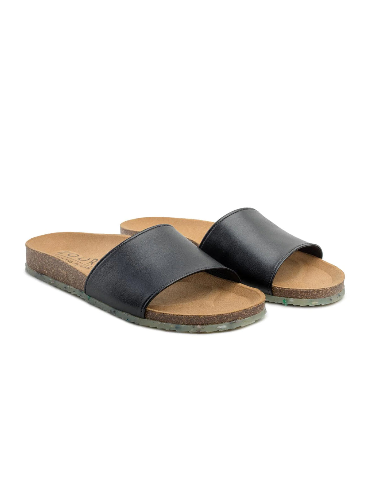 Zouri Shoes Wave Slider Black Apple