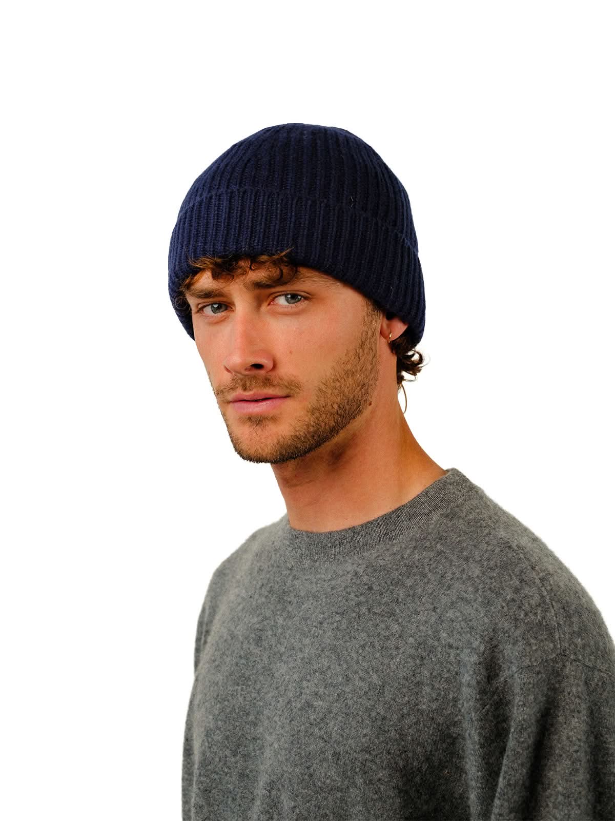 Visitor Clothing Kyma Cashmere Beanie Navy