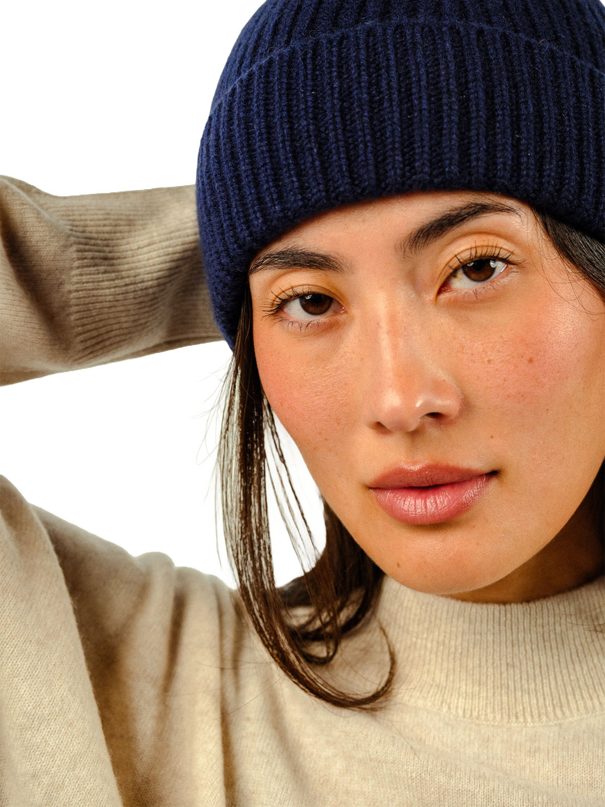 Visitor Clothing Kyma Cashmere Beanie Navy