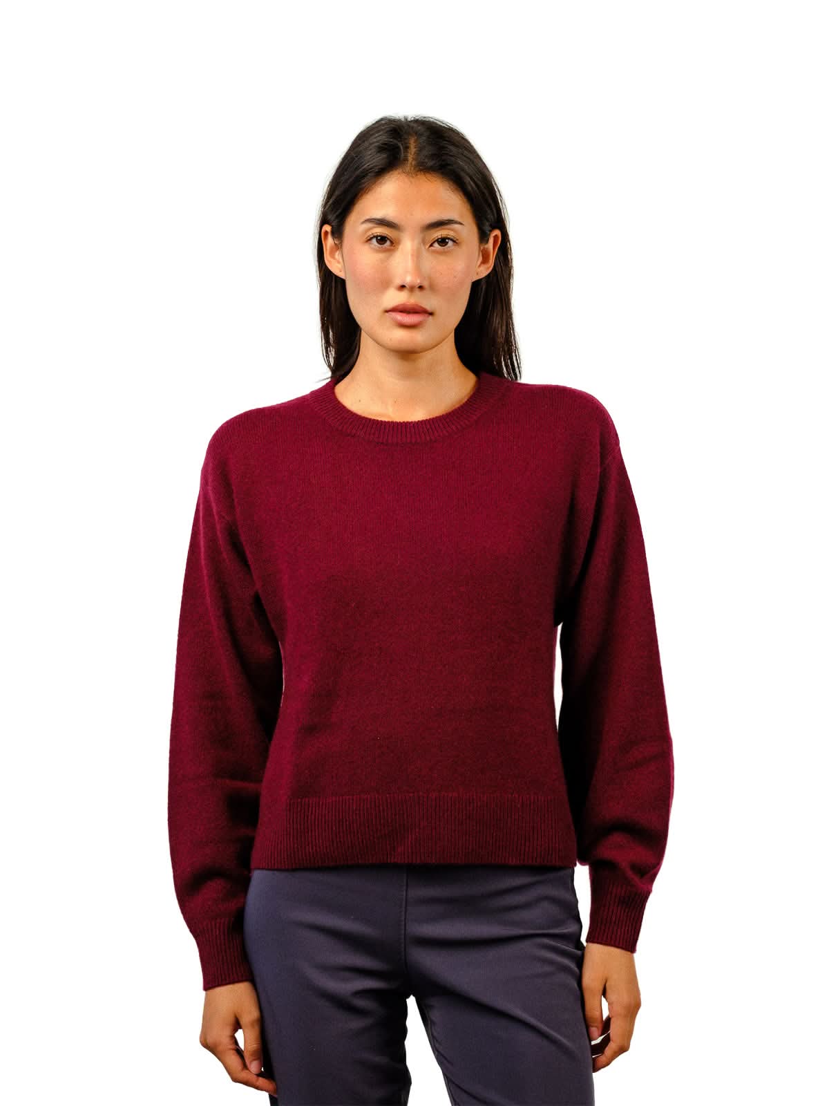 Visitor Clothing Women's Nereia Cashmere Sweater Claret
