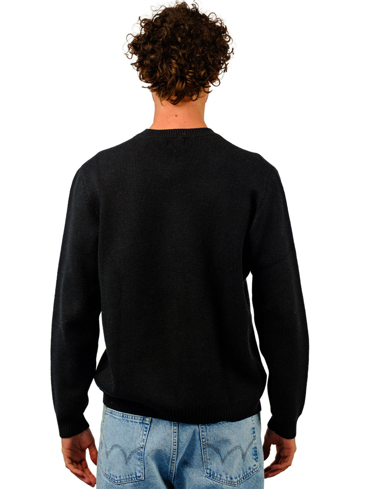 Visitor Clothing Men's Nereus Cashmere Sweater Black