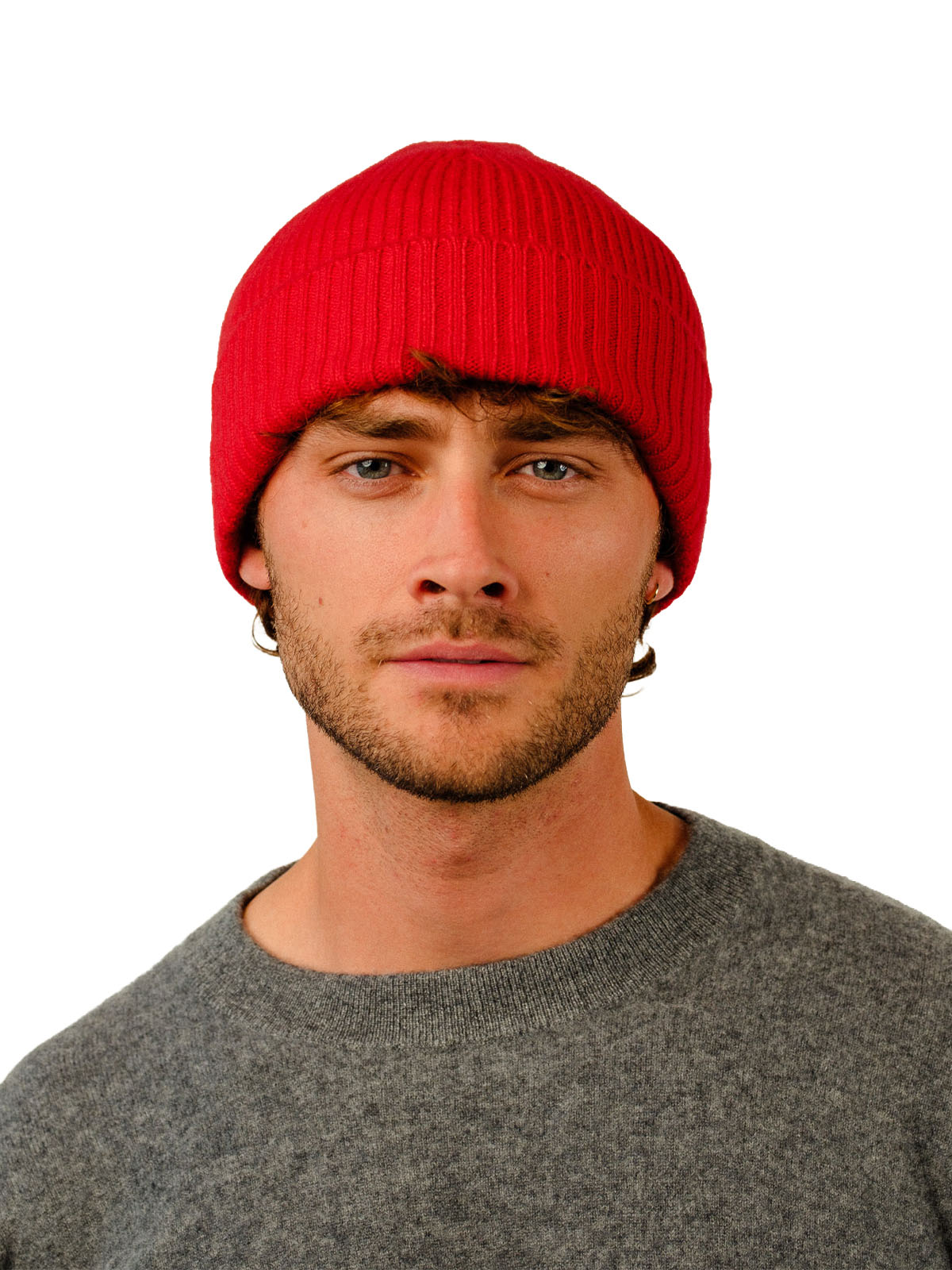 Visitor Clothing Nerine Cashmere Beanie Rouge