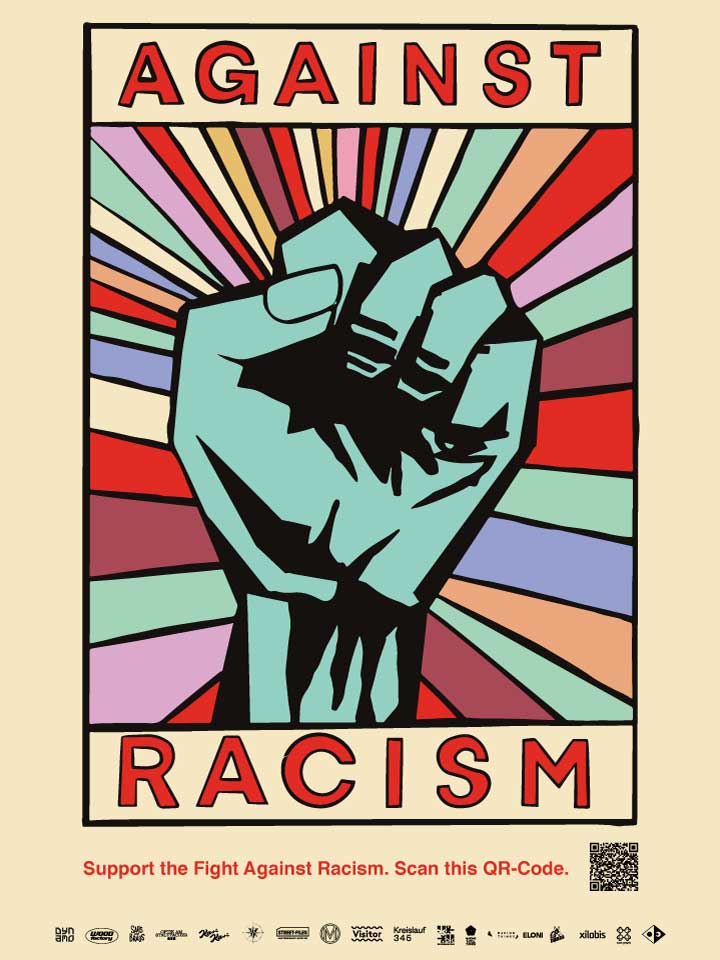 Visitor Against Racism Poster A0
