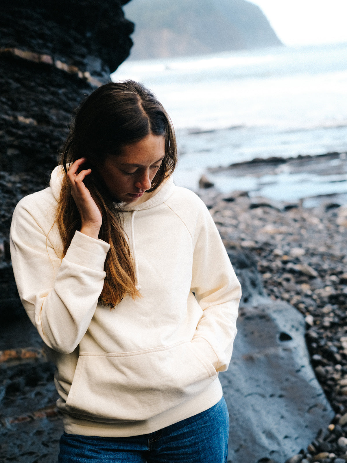 Visitor Clothing SeaCell™ Hoodie White Smoke