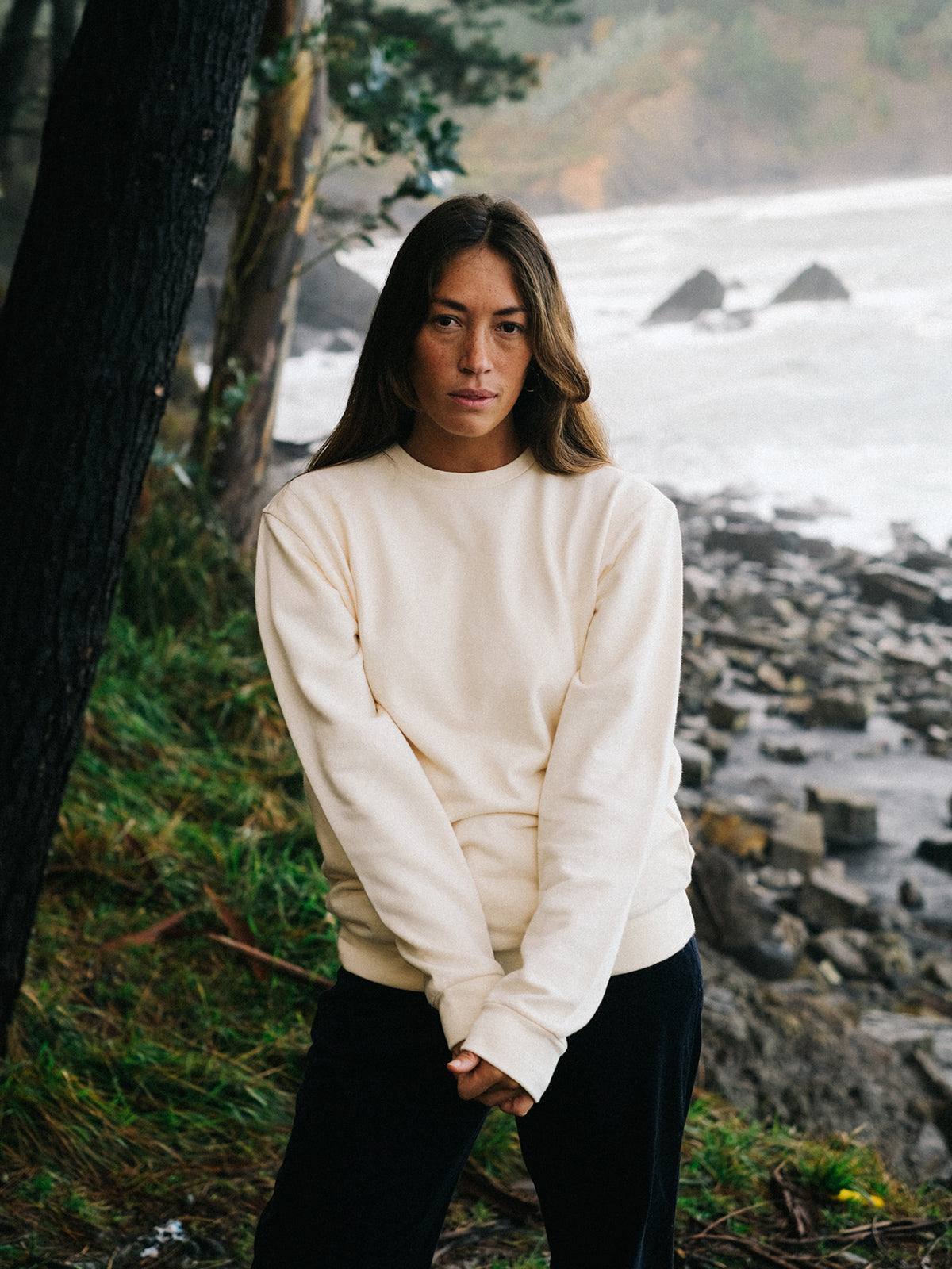 Visitor Clothing SeaCell™ Sweater White Smoke