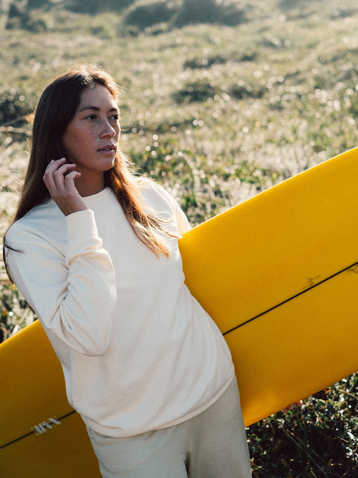 Visitor Clothing SeaCell™ Sweater White Smoke