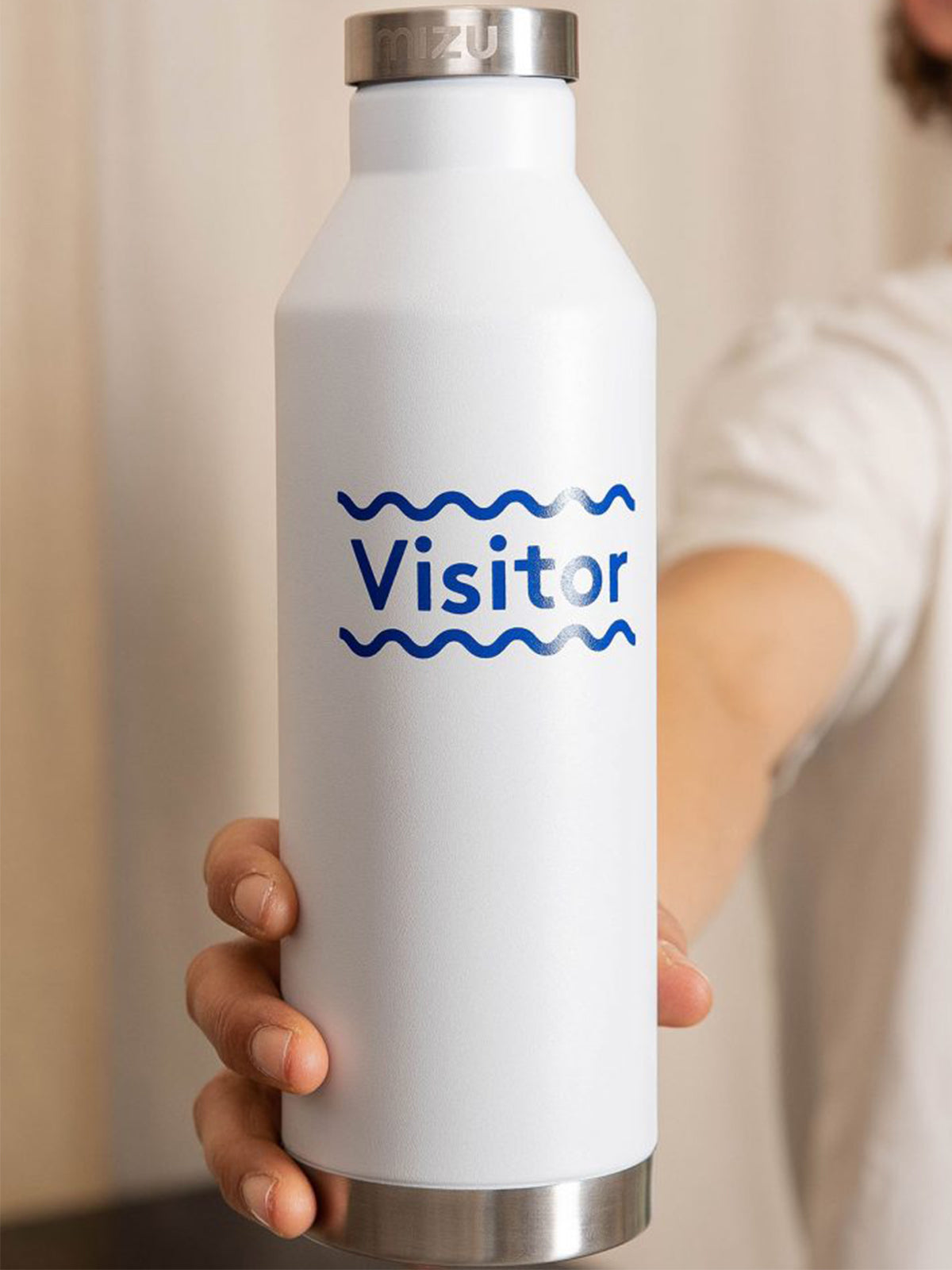 Visitor Mizu V8 Bottle White