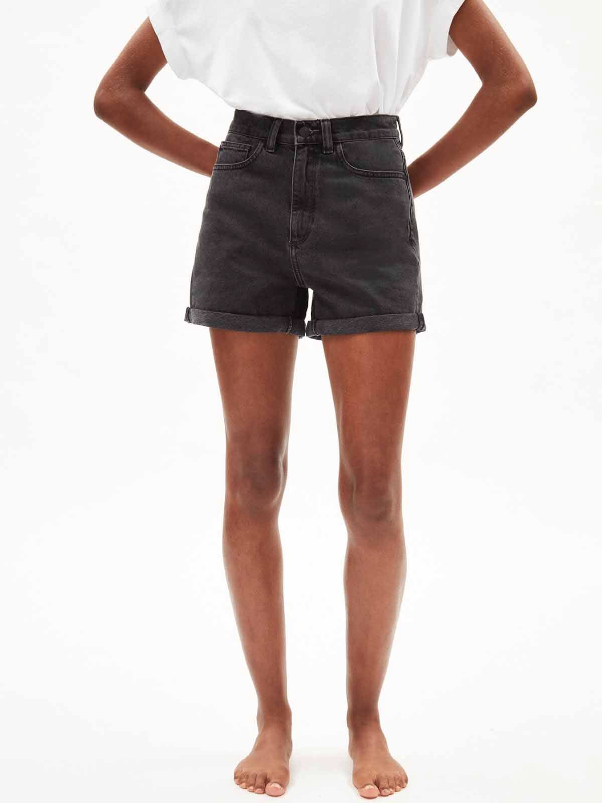 Armedangels Denim Short Sviaa Ebony Black