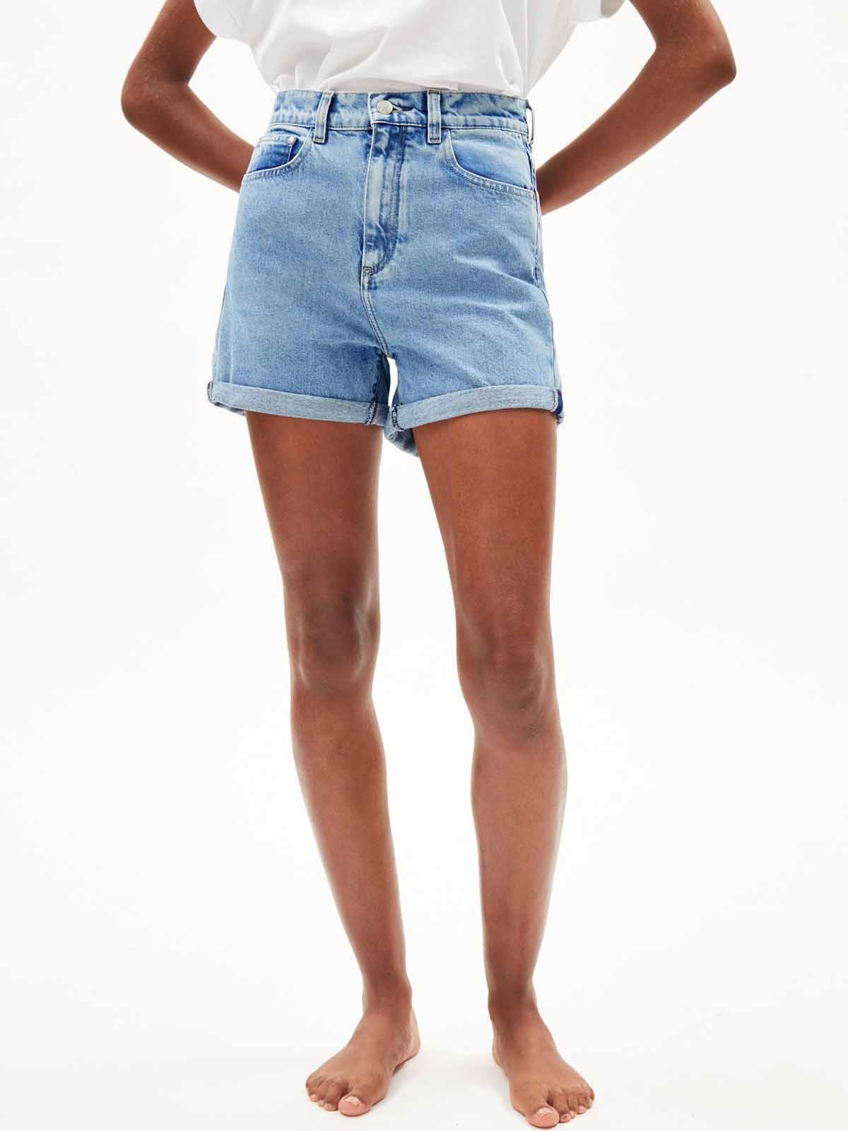 Armedangels Denim Short Sviaa Fresh Blue