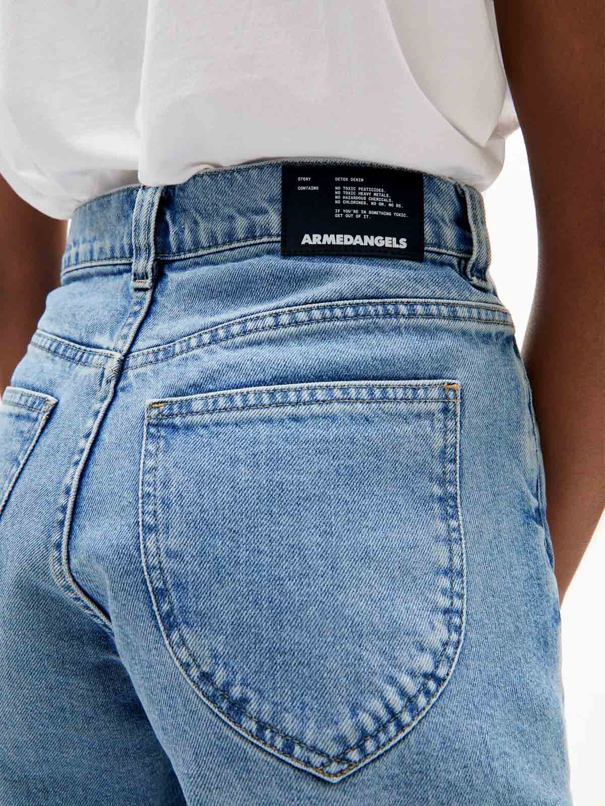 Armedangels Denim Short Sviaa Fresh Blue