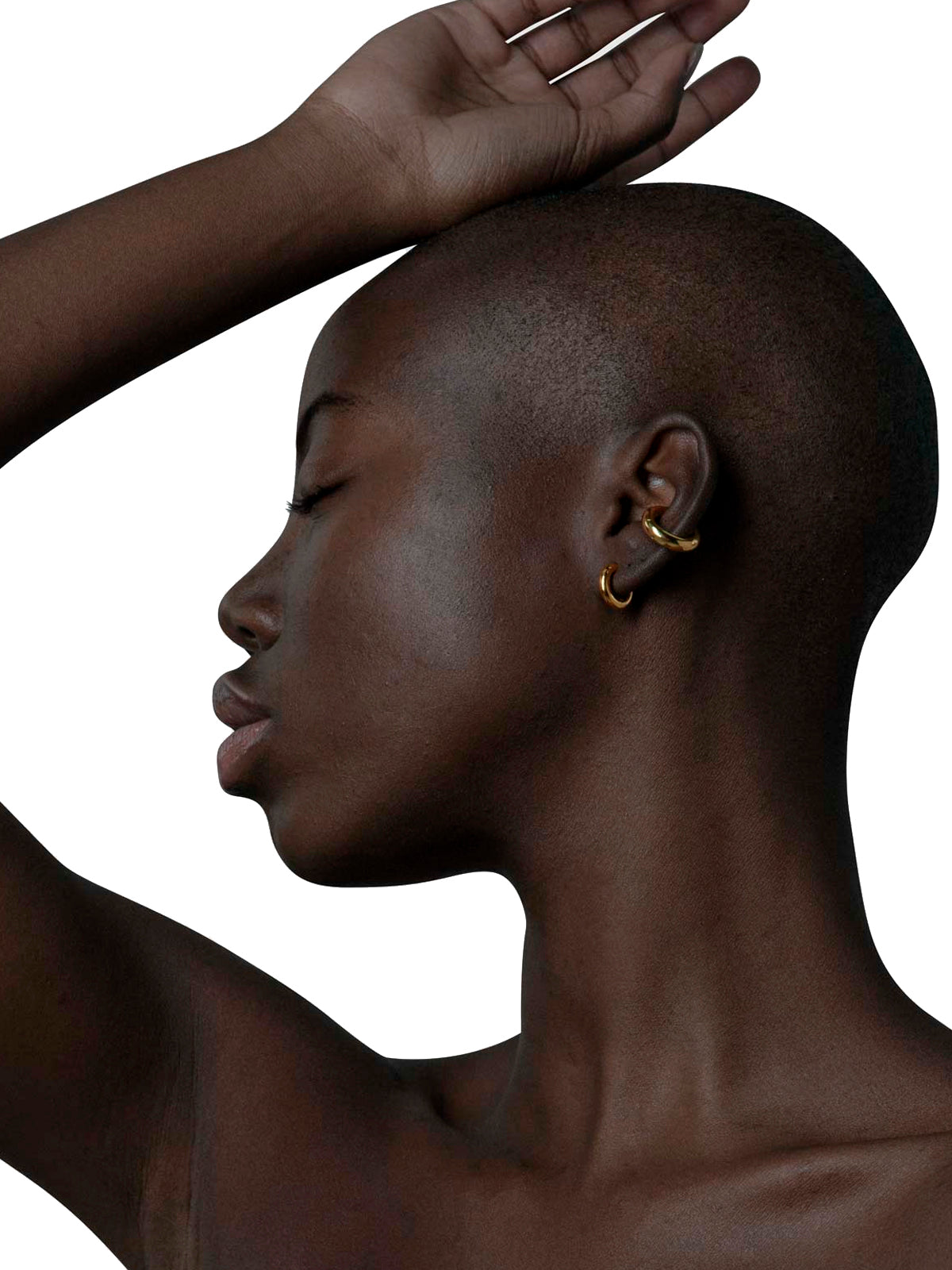 Les Solides Classic Hoops Gold