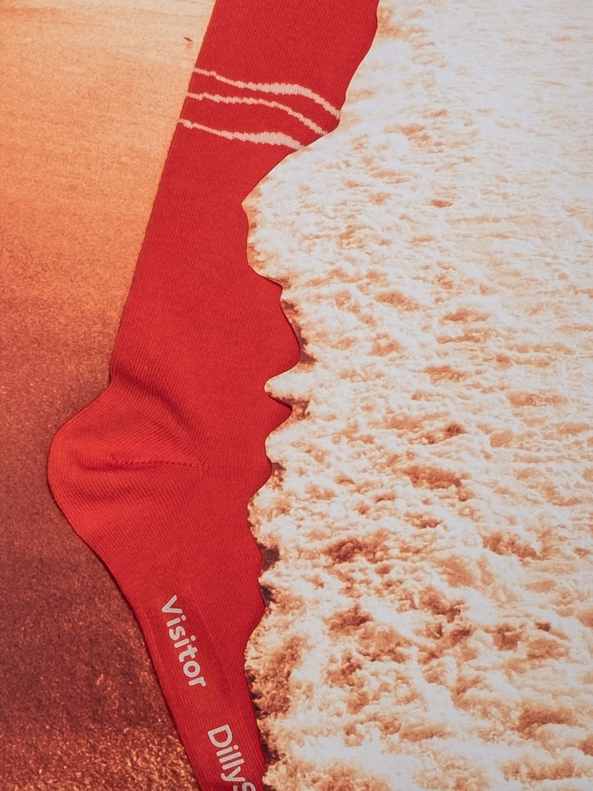 Visitor X DillySocks Red Sunset 36 - 40