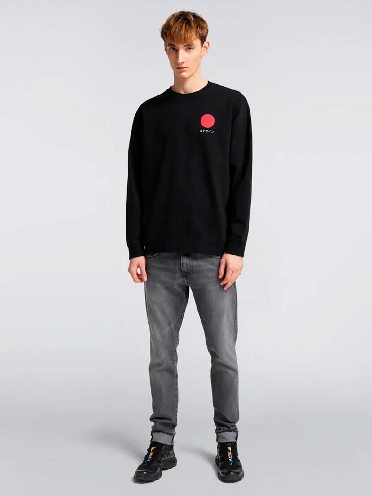 Edwin Japanese Sun Sweat Black