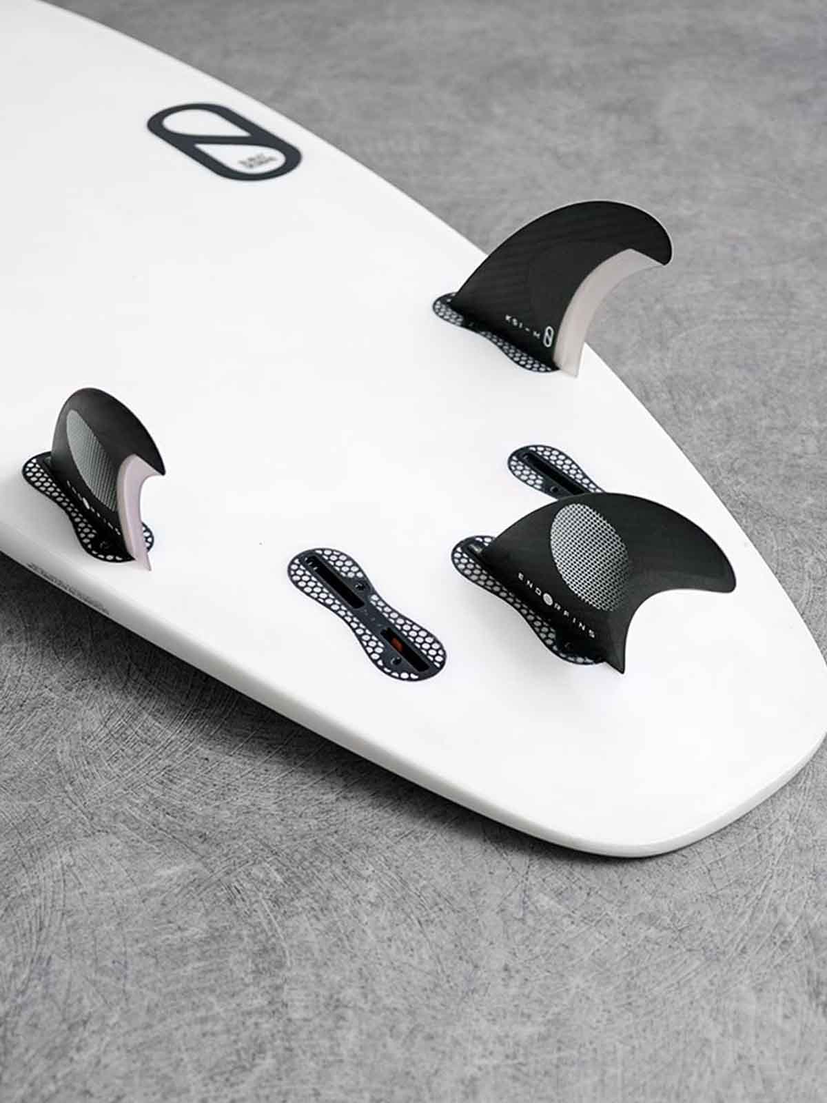 Endorfins Slater KS1 FCS II Tri-Quad Fins Medium Black/White