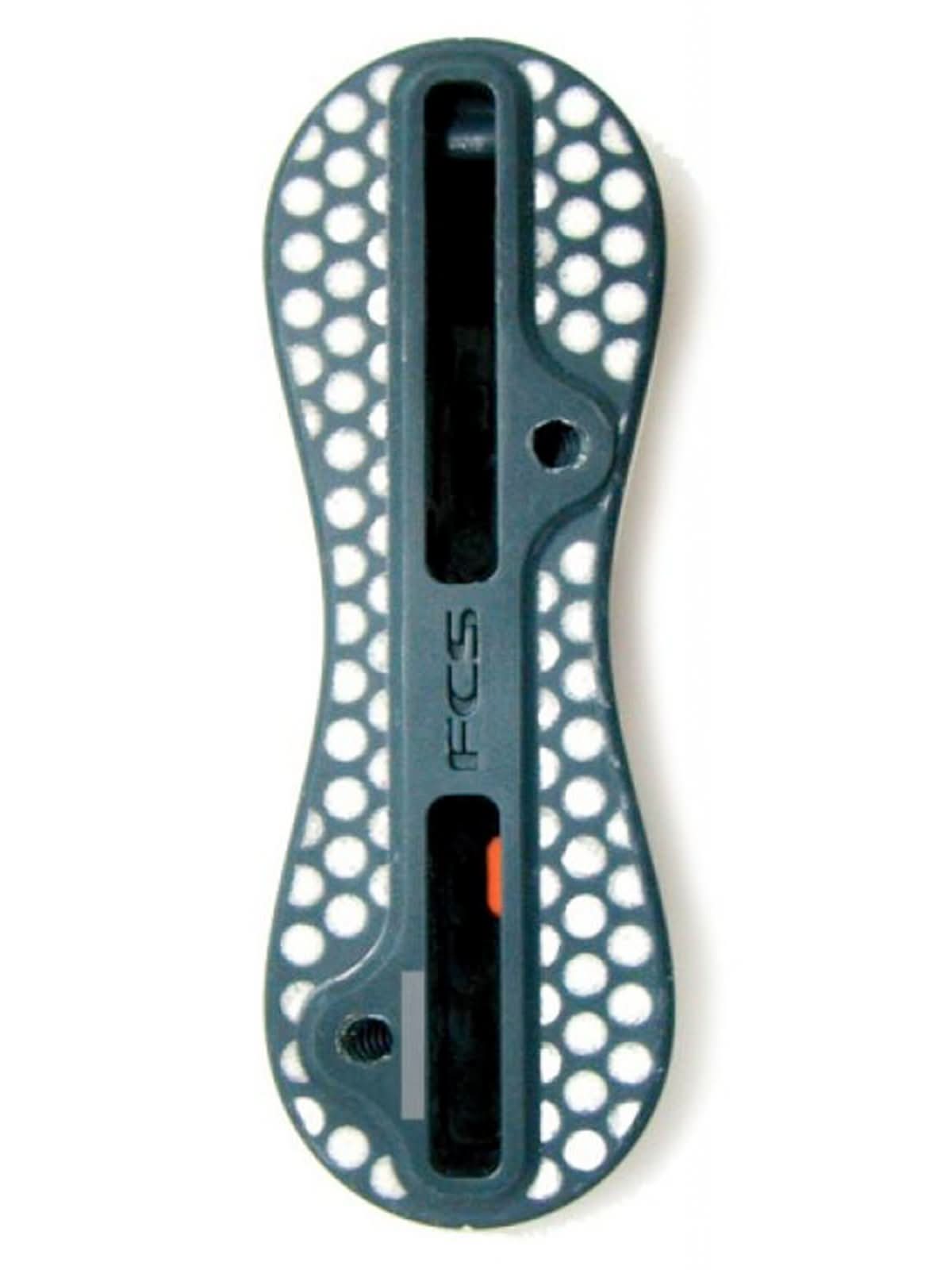 FCS II Fins Plug Pre Glass 5 Degree Rail Left Plug Charcoal
