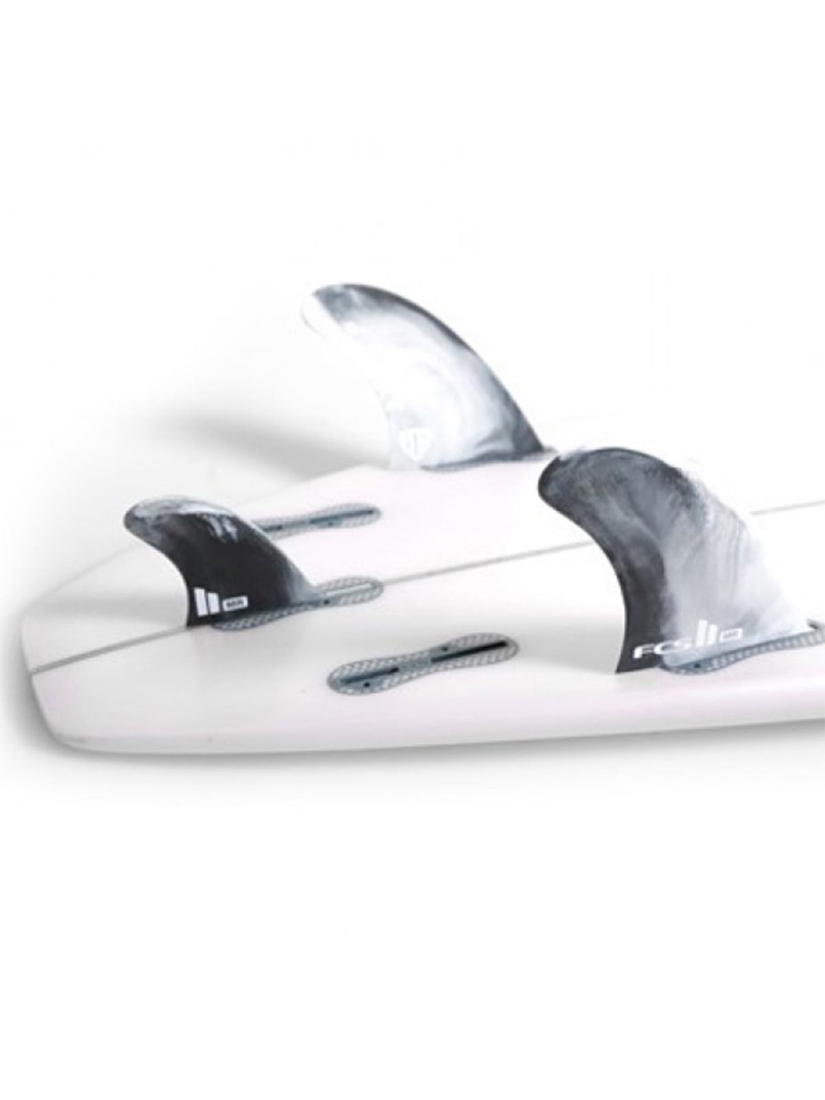 FCS II Fins MR PC Tri Fin Set Mark Richard White / Black