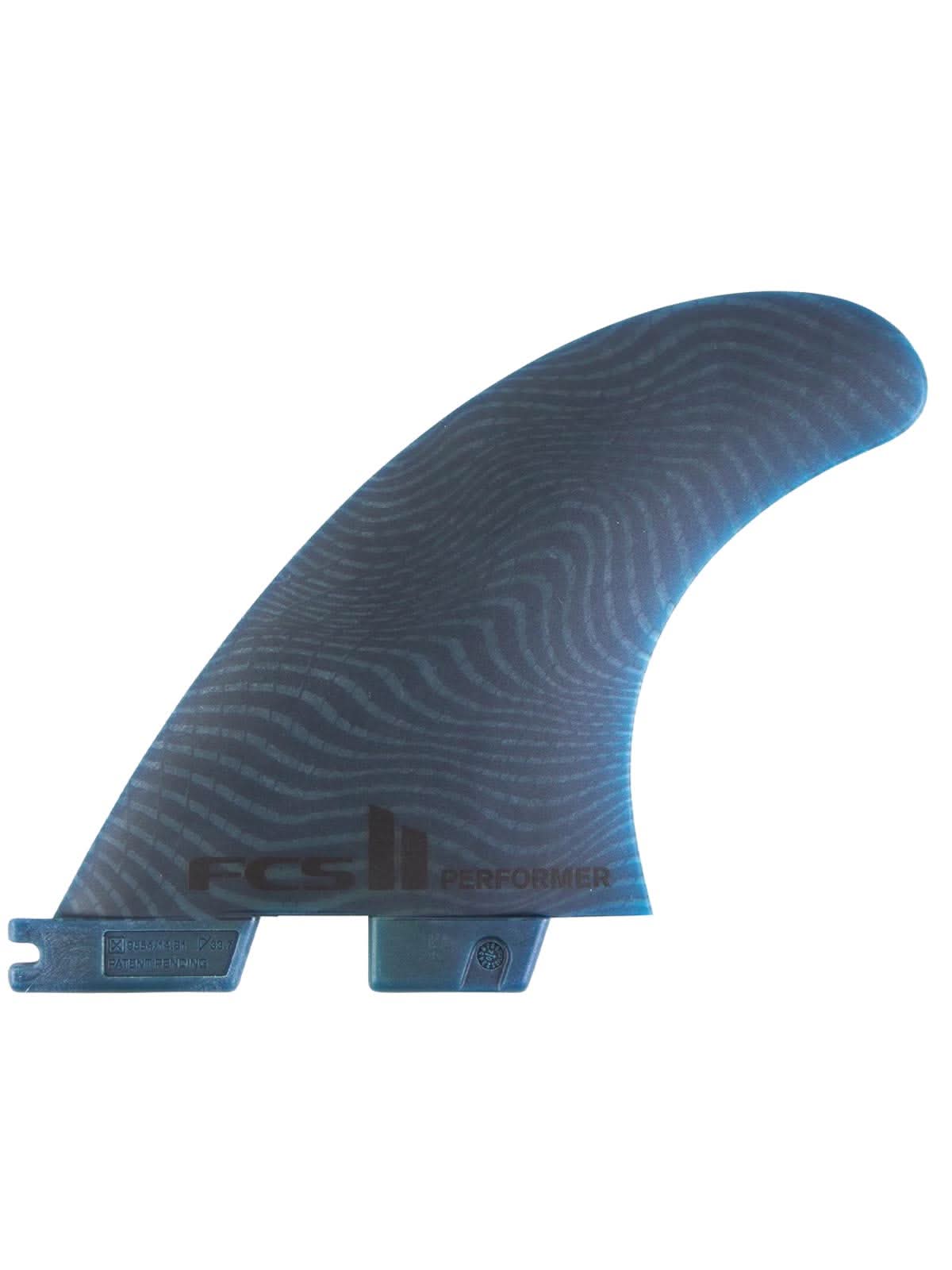 FCS II Fins Performer Neo Glass Eco Quad Fin Set Pacific Medium