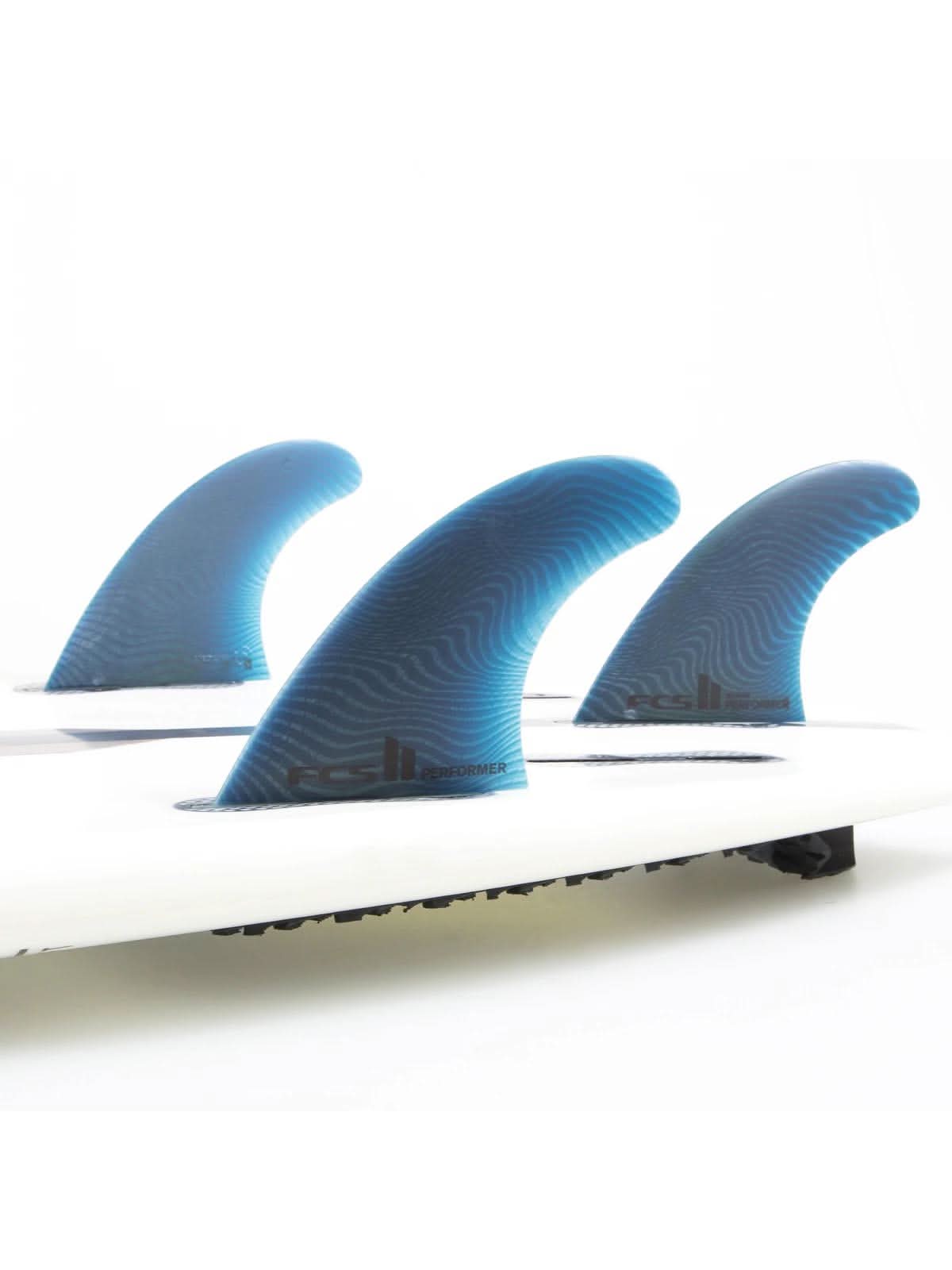 FCS II Fins Performer Neo Glass Eco Tri Fin Set Pacific Small
