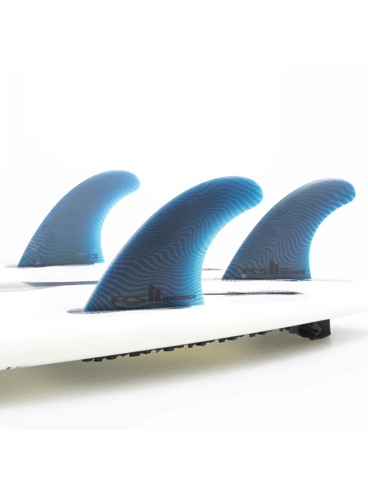 FCS II Fins Performer Neo Glass Eco Tri Fin Set Pacific Xtra Small
