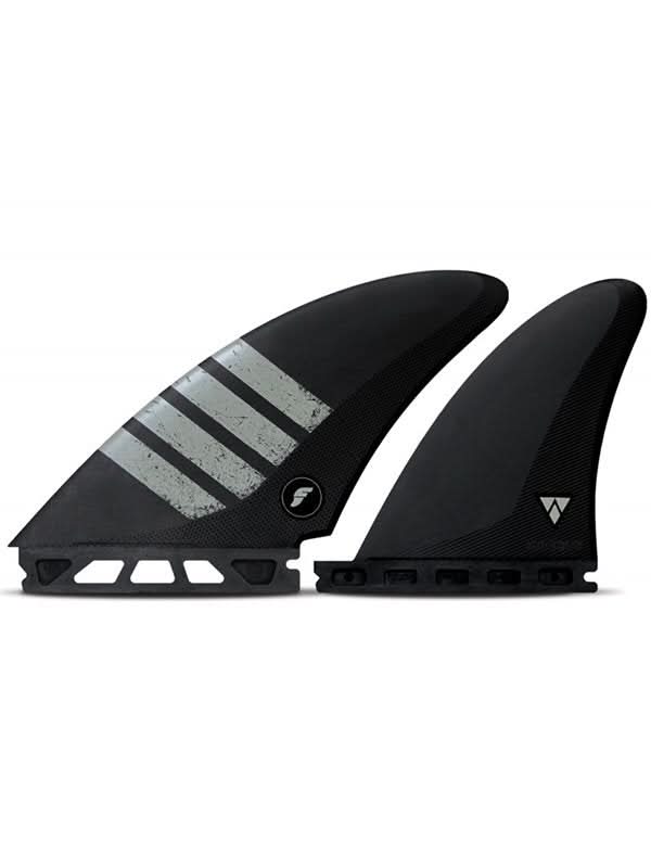 Futures Fins Controller Quad Alpha Series Carbon Grey