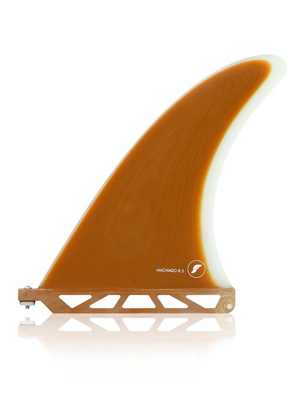 Futures Fins Rob Machado 8.5 Fiberglass Rust Clear