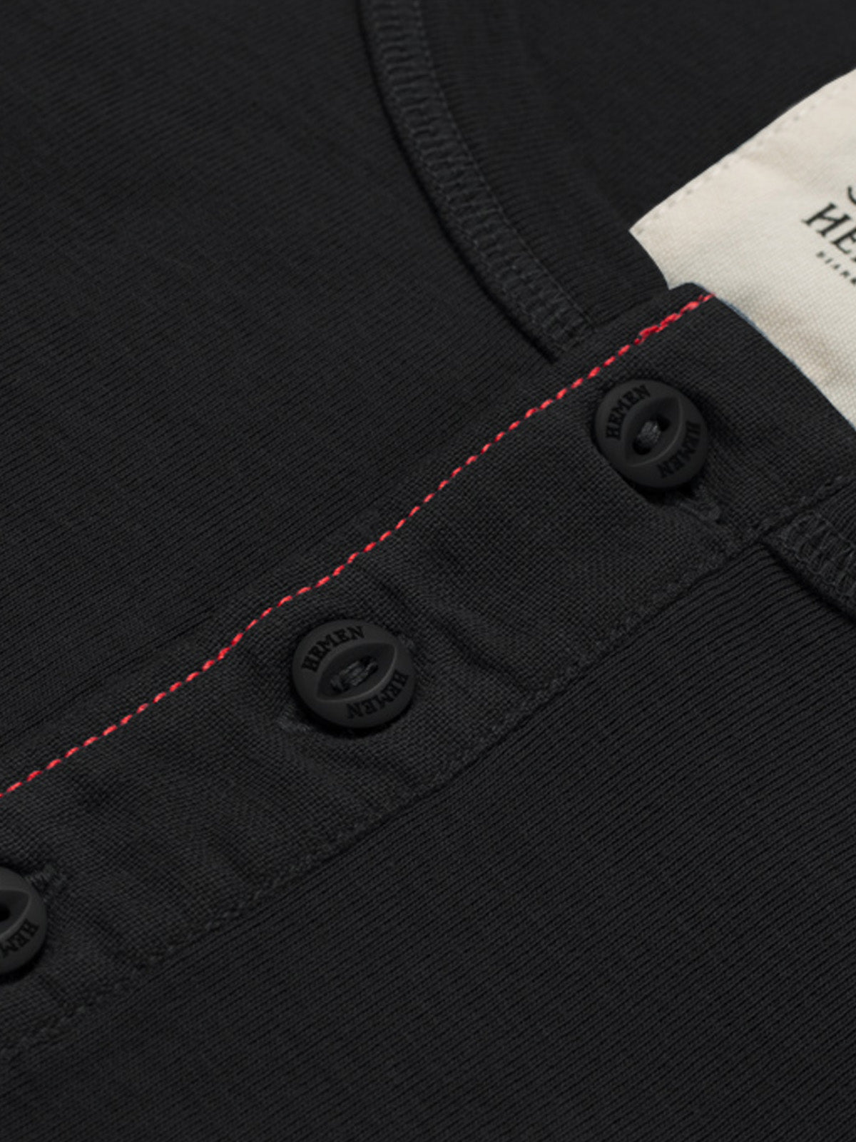 Hemen Biarritz Henley Luzien Black