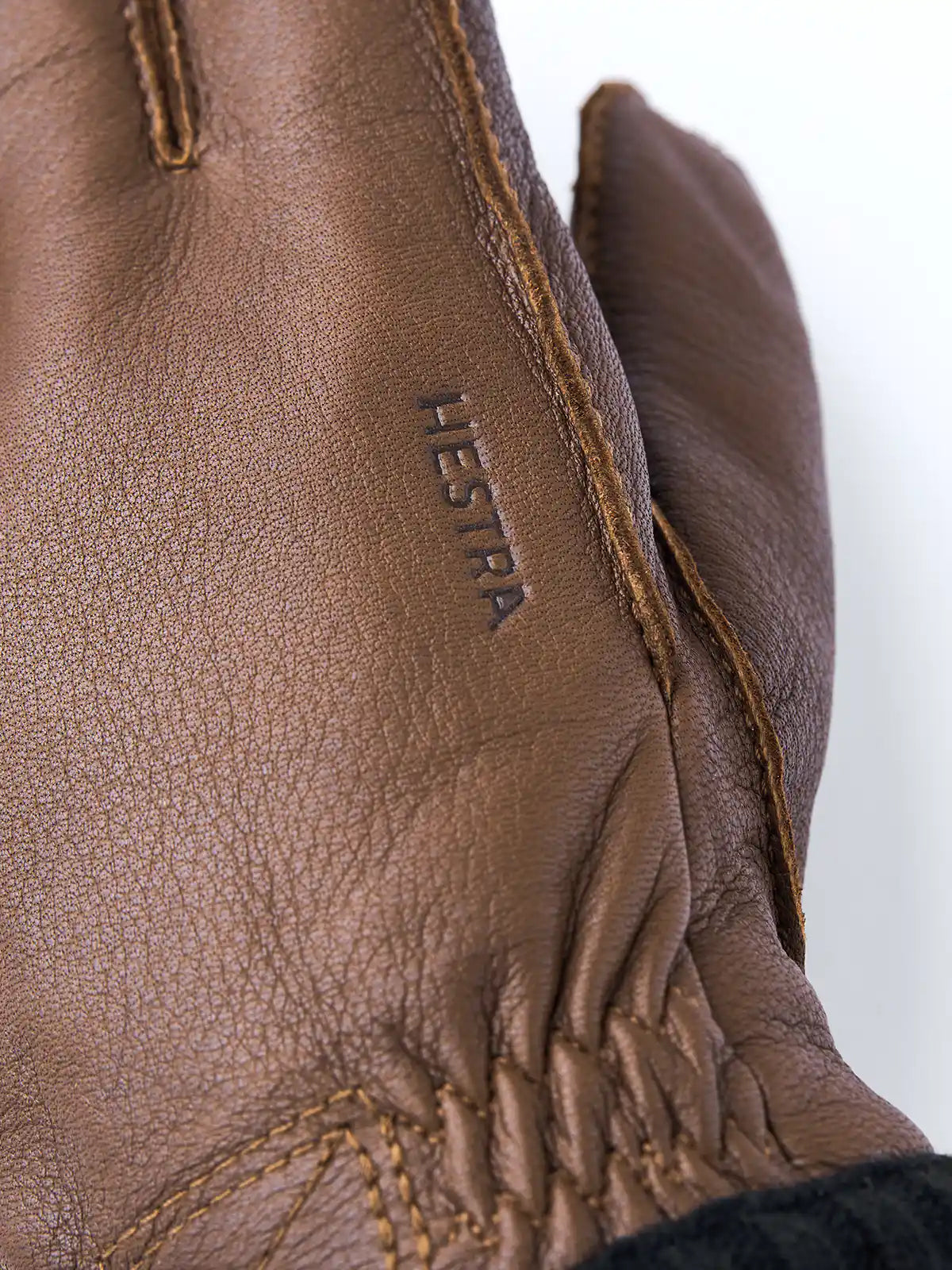Hestra Gloves Deerskin Primaloft Rib Men's Chocolate