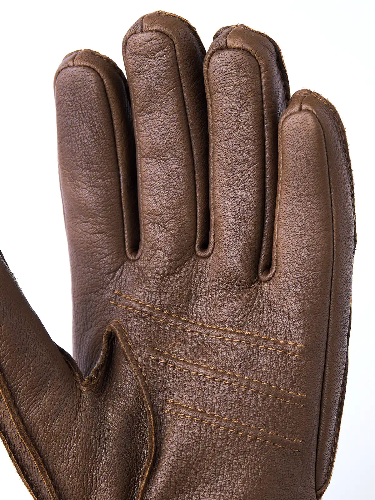 Hestra Gloves Deerskin Primaloft Rib Men's Chocolate
