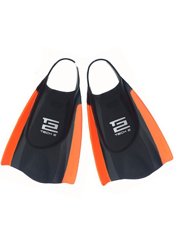Hydro Bodyboard Fin Tech 2 Black Orange