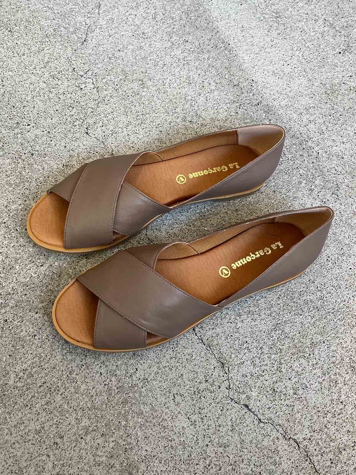 La Garconne Yasemin Taupe Vegan