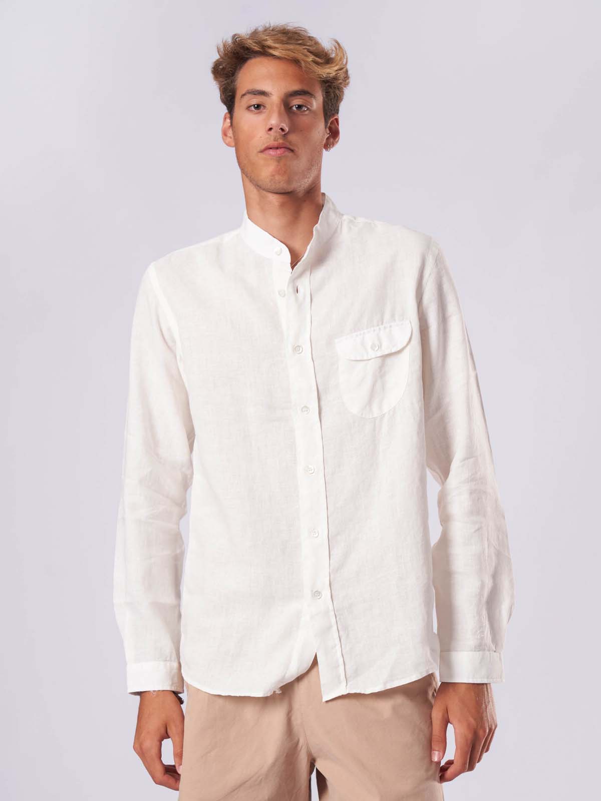 La Paz Vieira Shirt Ecru Linen