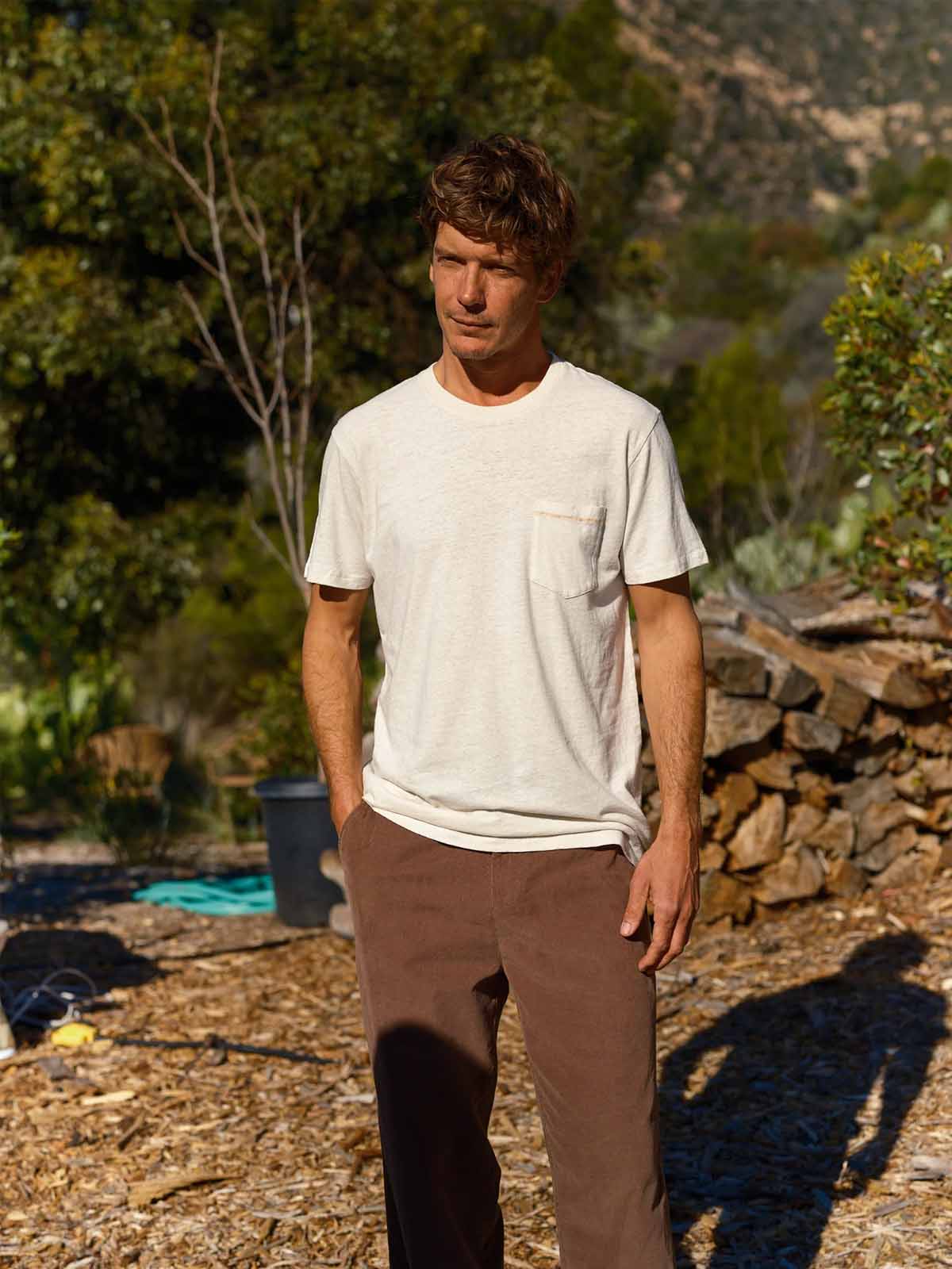 Mollusk Hemp Pocket Tee Natural
