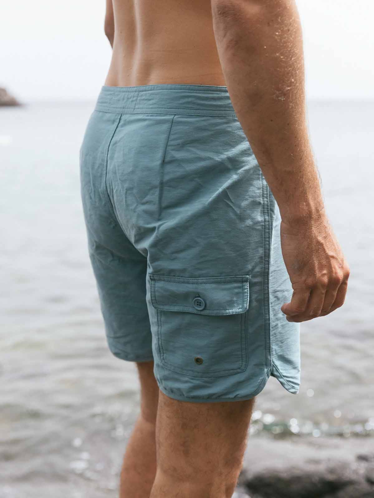 Mollusk Scallop Trunks Washed Sapphire