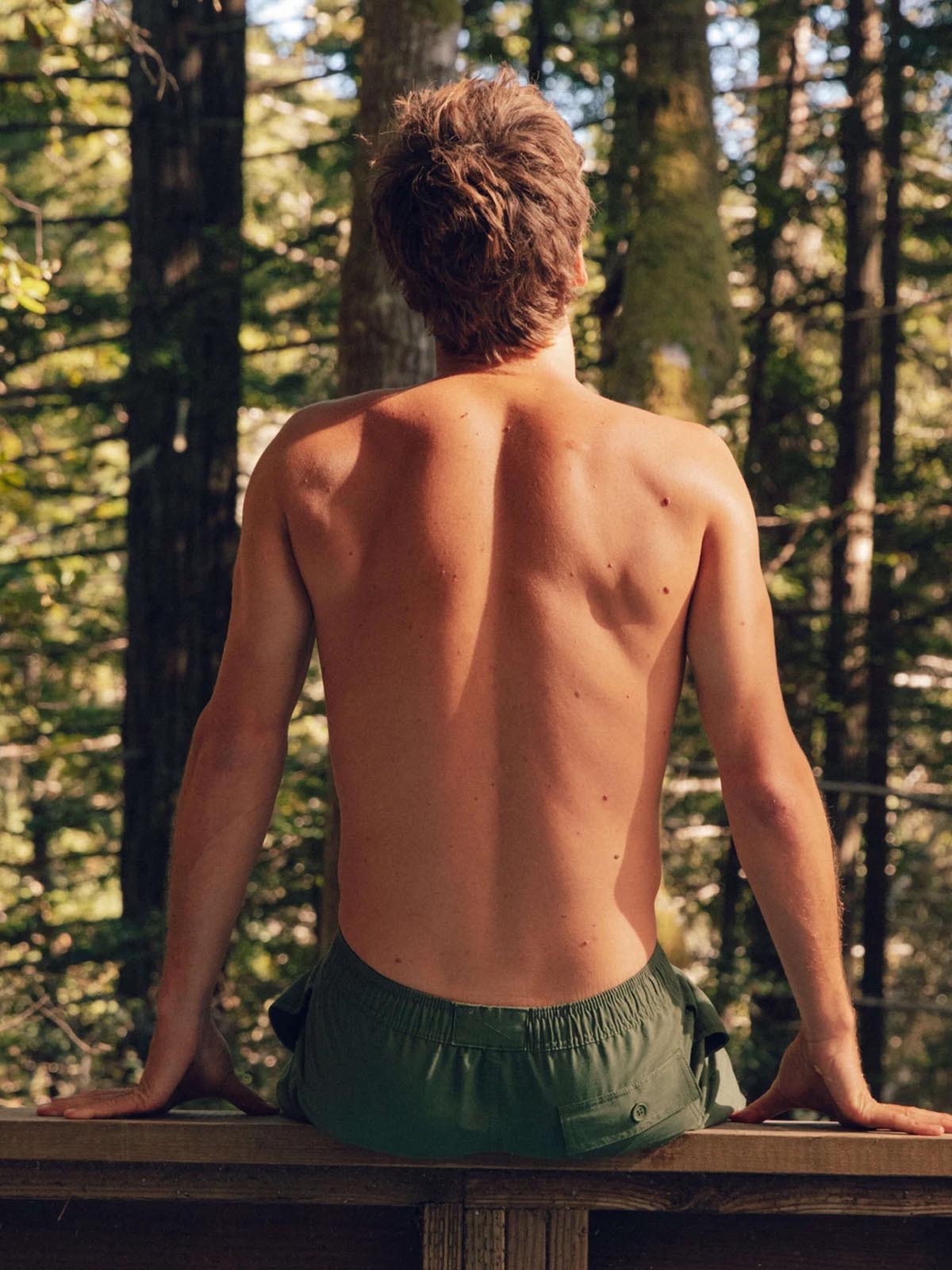 Mollusk Vacation Trunks Deep Forest