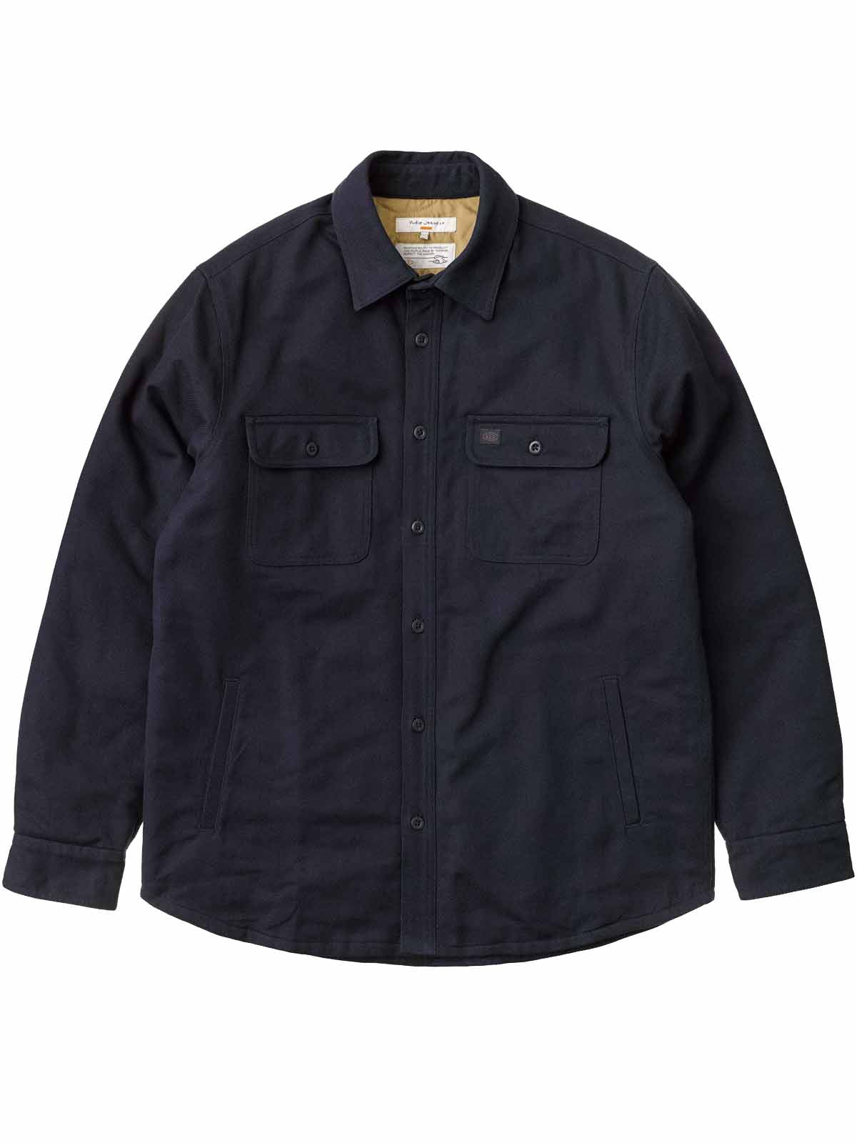 Nudie Jeans Co Glenn Padded Shirt Navy