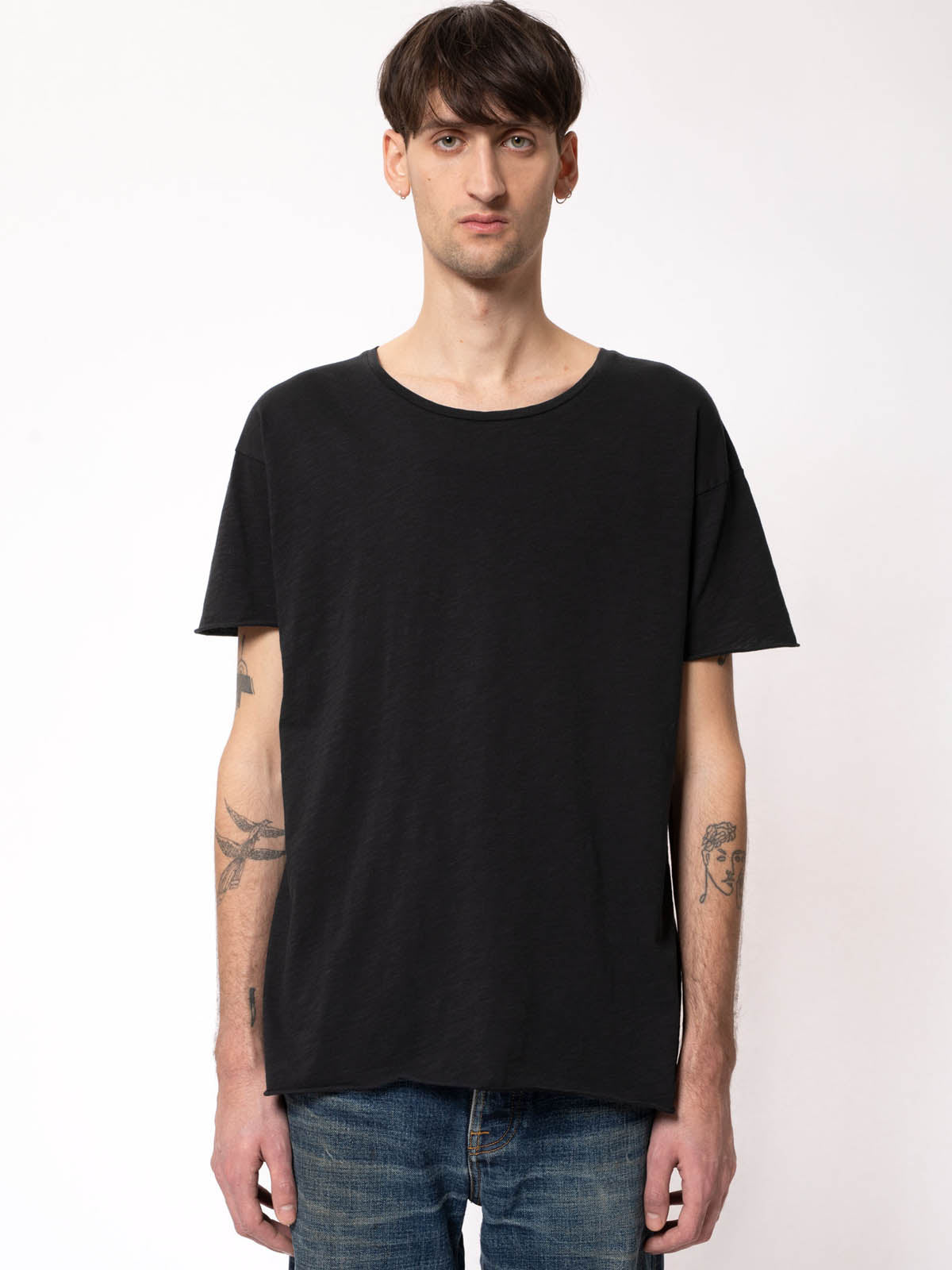 Nudie Jeans Co Roger Slub Black