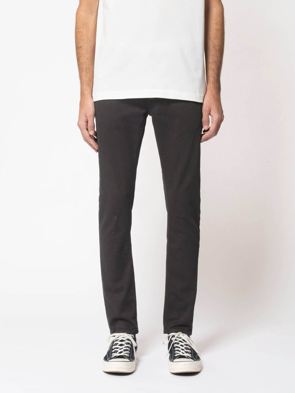 Nudie Jeans Co Tight Terry Black Black L30