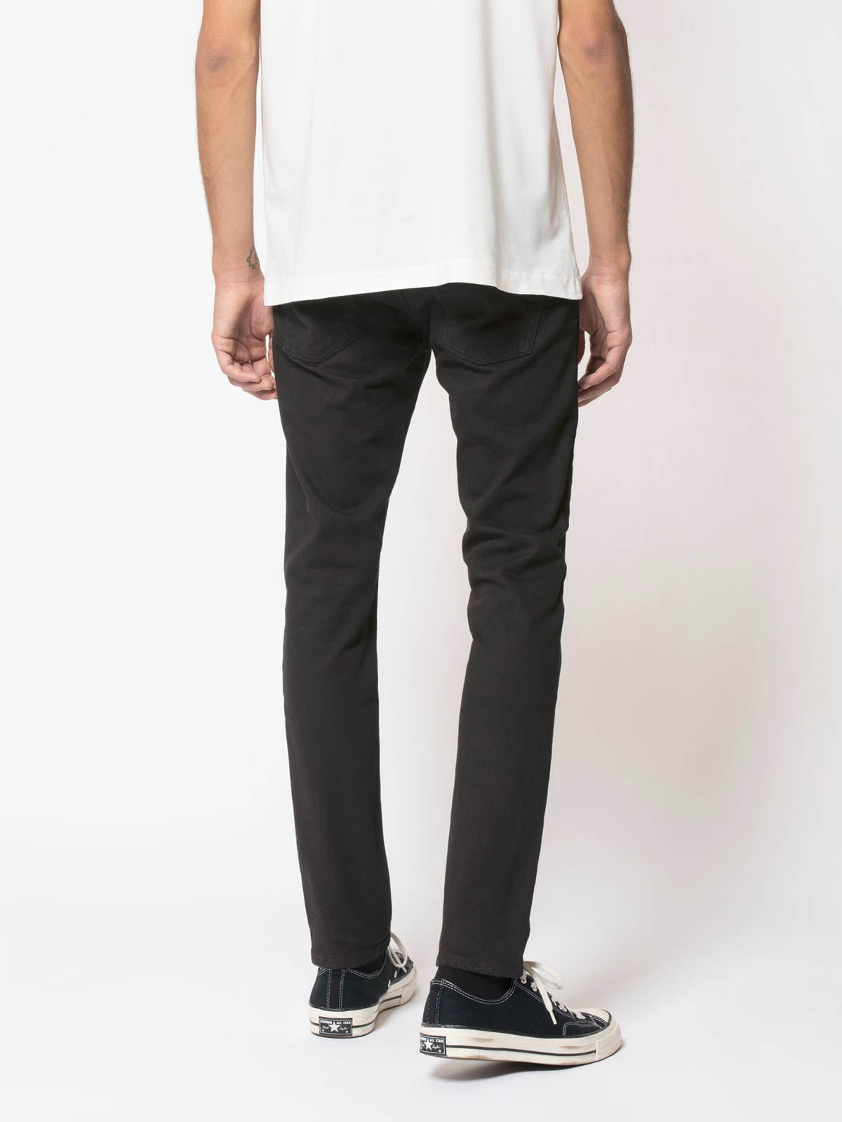 Nudie Jeans Co Tight Terry Black Black L30