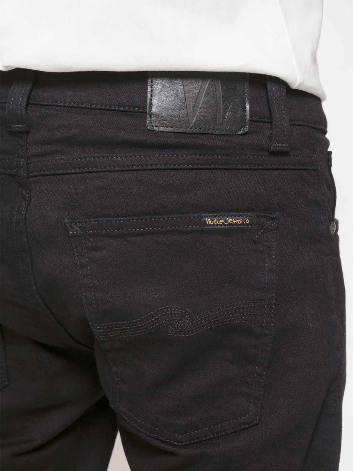 Nudie Jeans Co Tight Terry Black Black L30